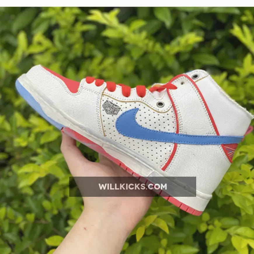 Ishod Wair x Magnus Walker x Nike SB Dunk High White Blue Red #magnus walker dunks