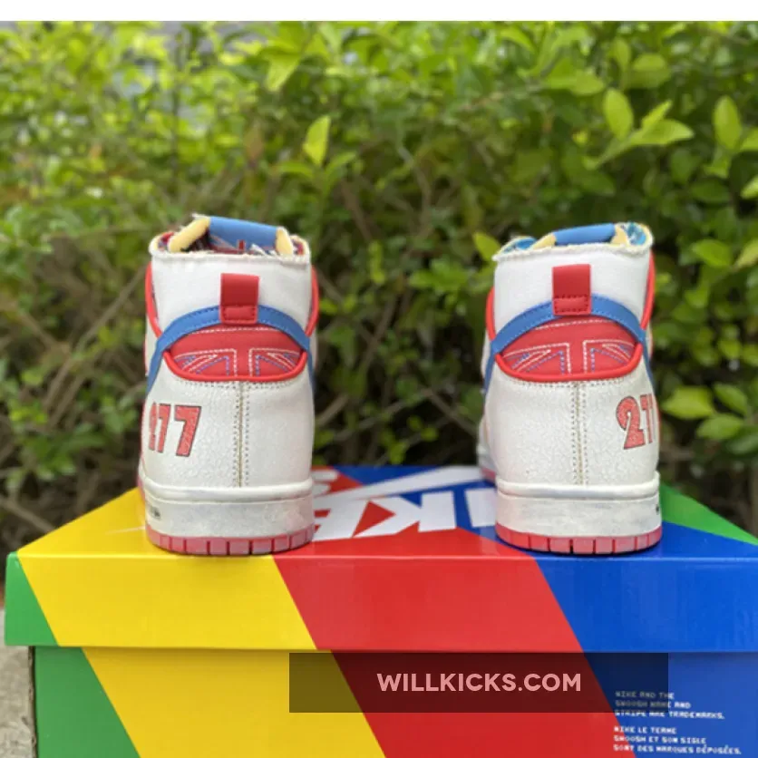 Ishod Wair x Magnus Walker x Nike SB Dunk High White Blue Red #magnus walker dunks