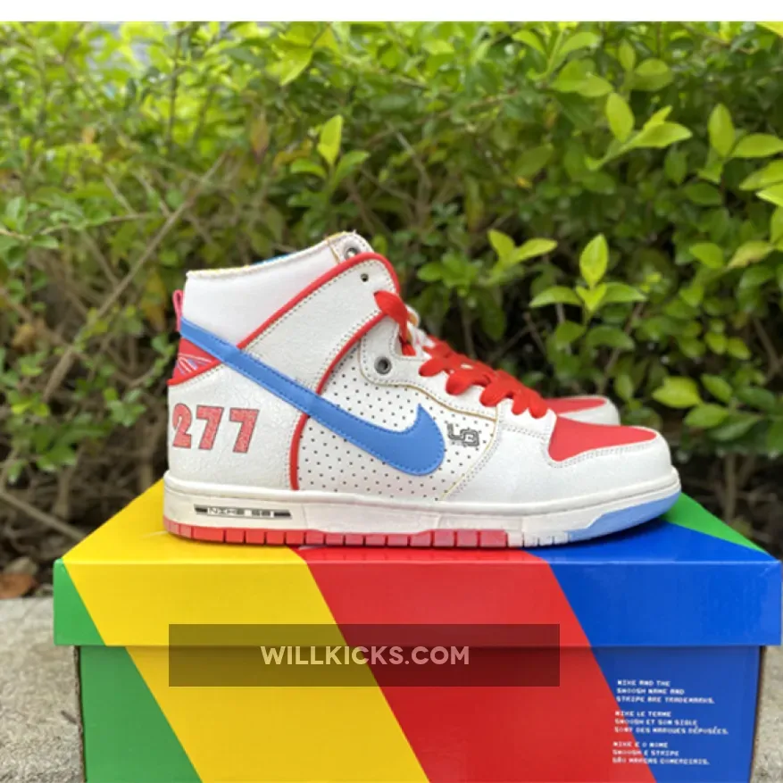 Ishod Wair x Magnus Walker x Nike SB Dunk High White Blue Red #magnus walker dunks