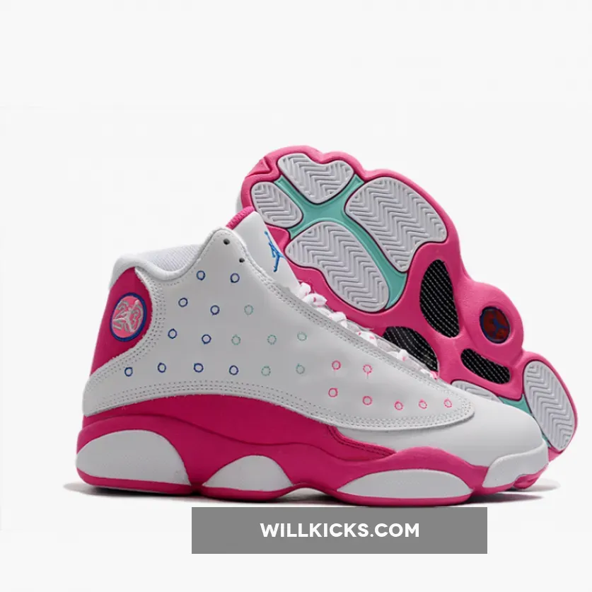 Air Jordan 13 GS White Pink #pink and white 5