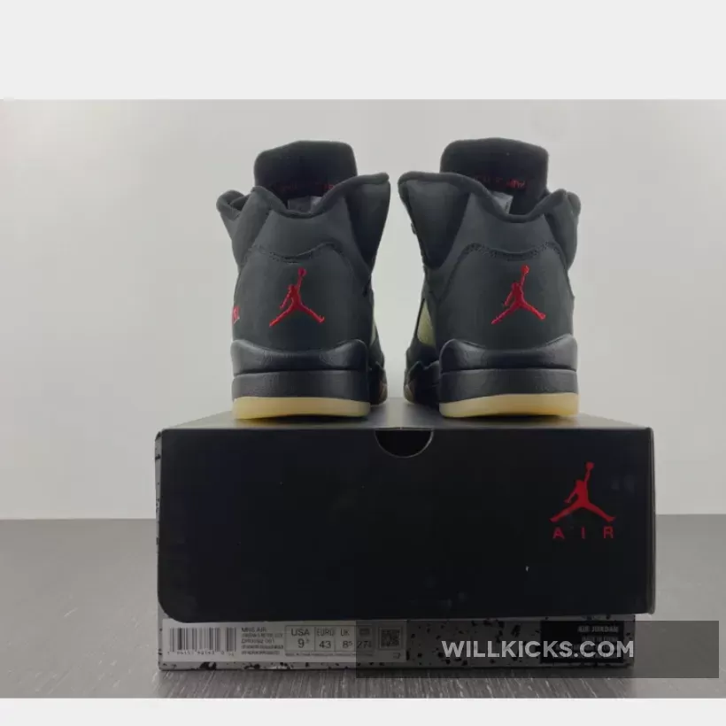 Air Jordan 5 Gore-Tex Off-Noir/Fire Red-Black-Muslin DR0092-001, jordan 5 muslin