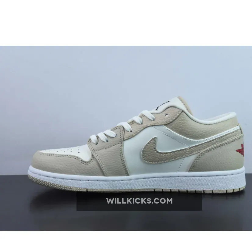 Air Jordan 1 Low SE 'Tumbled Tan Leather' FB7168-121 / jordan 1 tumbled leather