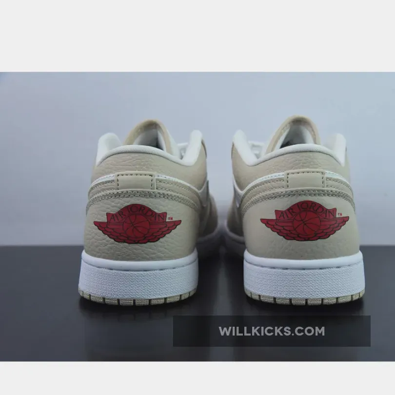 Air Jordan 1 Low SE 'Tumbled Tan Leather' FB7168-121 / jordan 1 tumbled leather