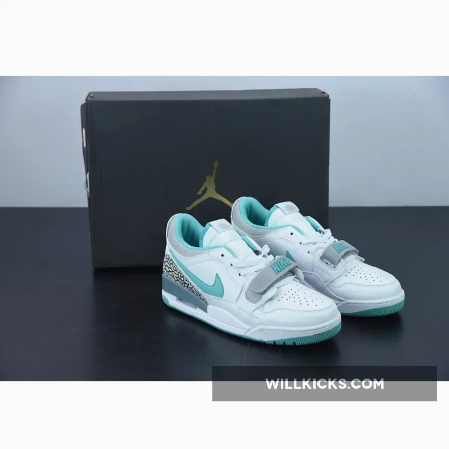 Jordan Legacy 312 Low 'White Turquoise' CD7069-130 - jordan low turquoise