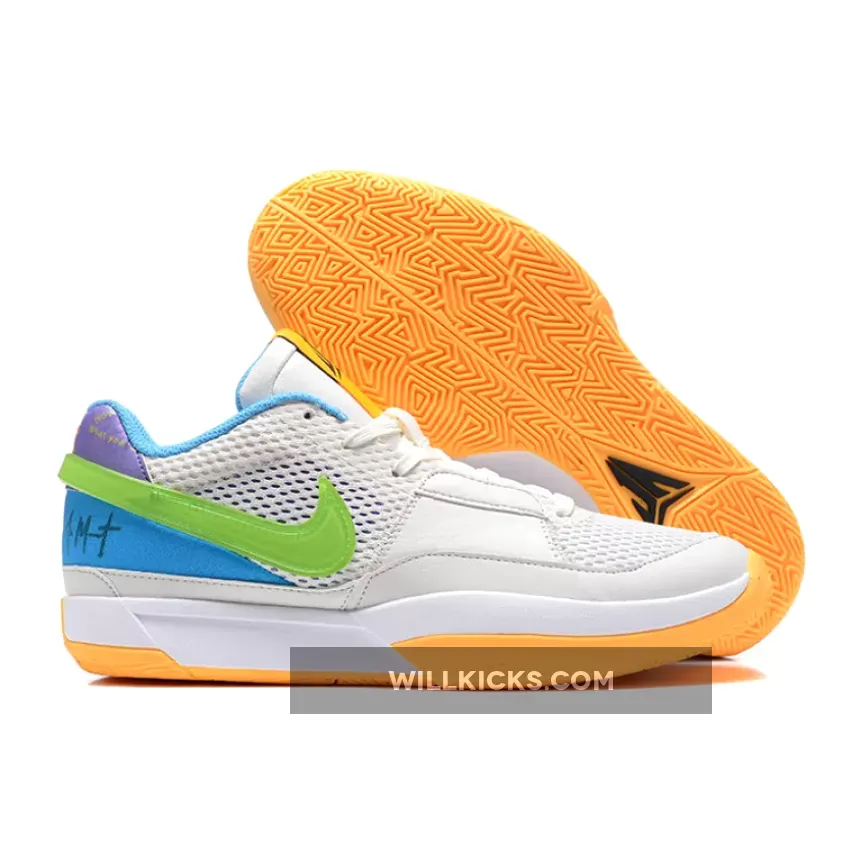 Nike Ja 1 Phantom/Action Green-Action Grape-White Ja1 Trivia