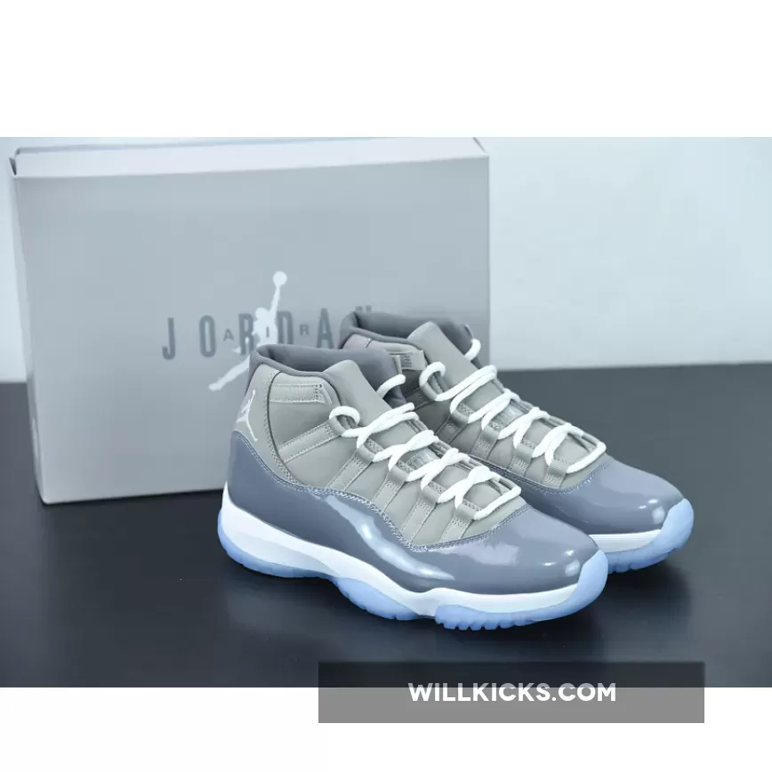 Air Jordan 11 'Cool Grey 2021' Medium Grey/White-Cool Grey CT8012-005 - grey 11 2021