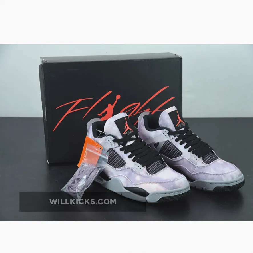 Air Jordan 4 'Zen Master' Amethyst Wave/Bright Crimson DH7138-506 - air jordan 4 retro amethyst wave