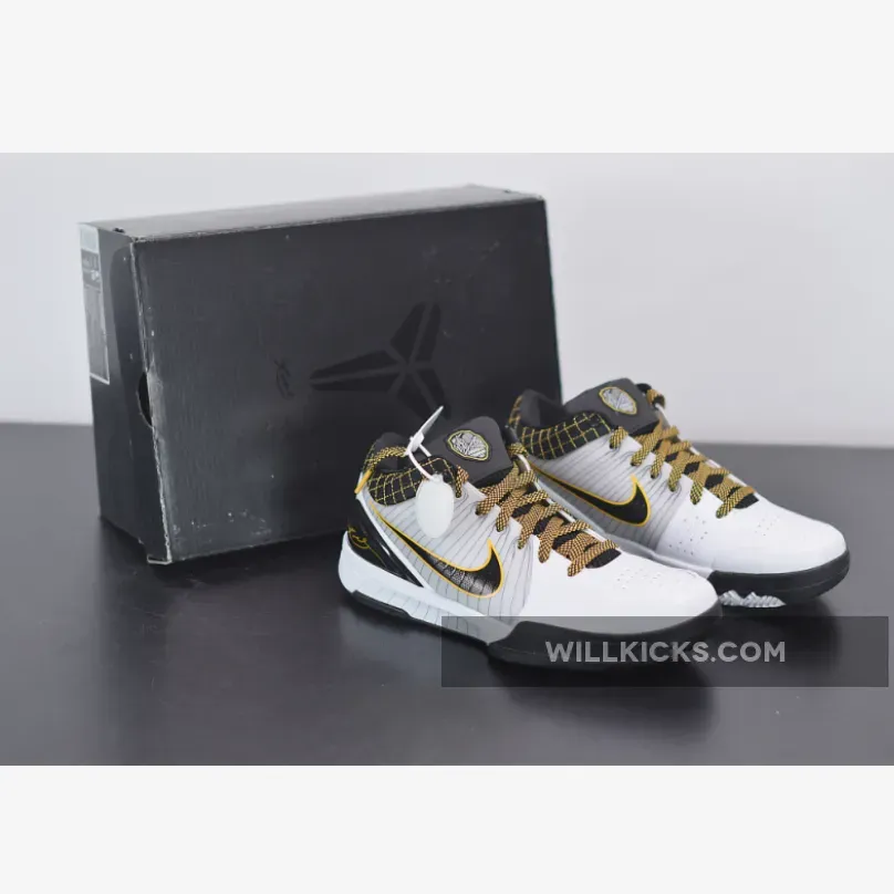 Nike Zoom Kobe 4 Protro White/Black-Del Sol AV6339-101
