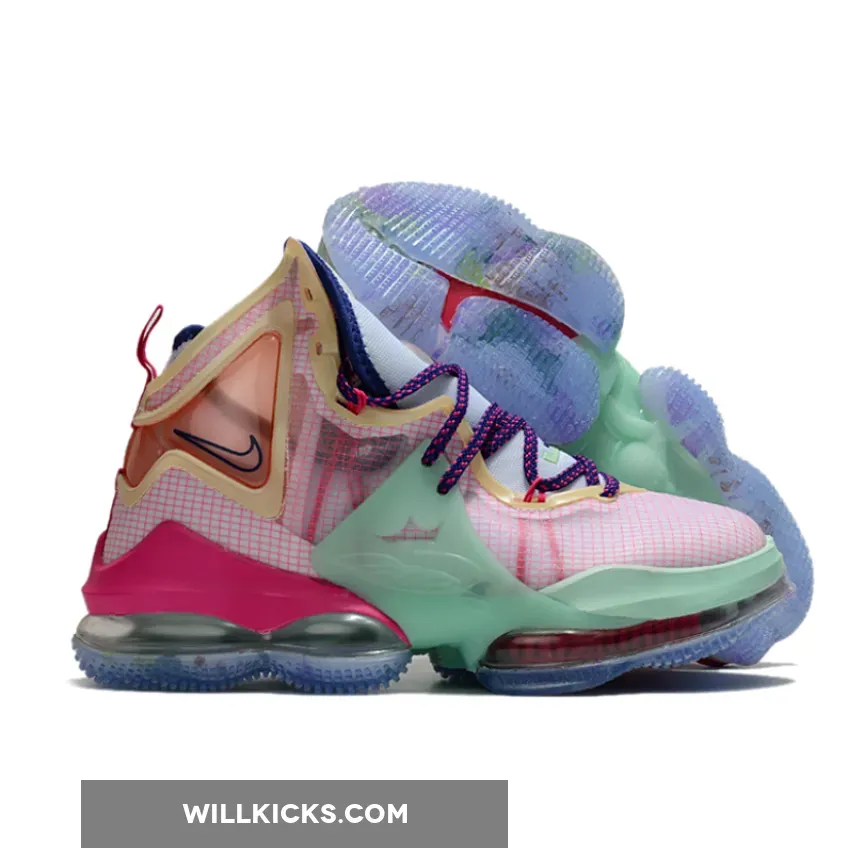 Nike LeBron 19 'Valentine's Day' Pink/Green-Purple DH8460-900 / lebron 19 valentine's day