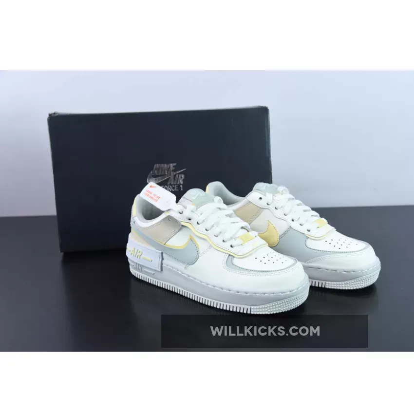 Nike Air Force 1 Shadow Sail/Citron Tint/Light Silver | TINT AF DR7883-101
