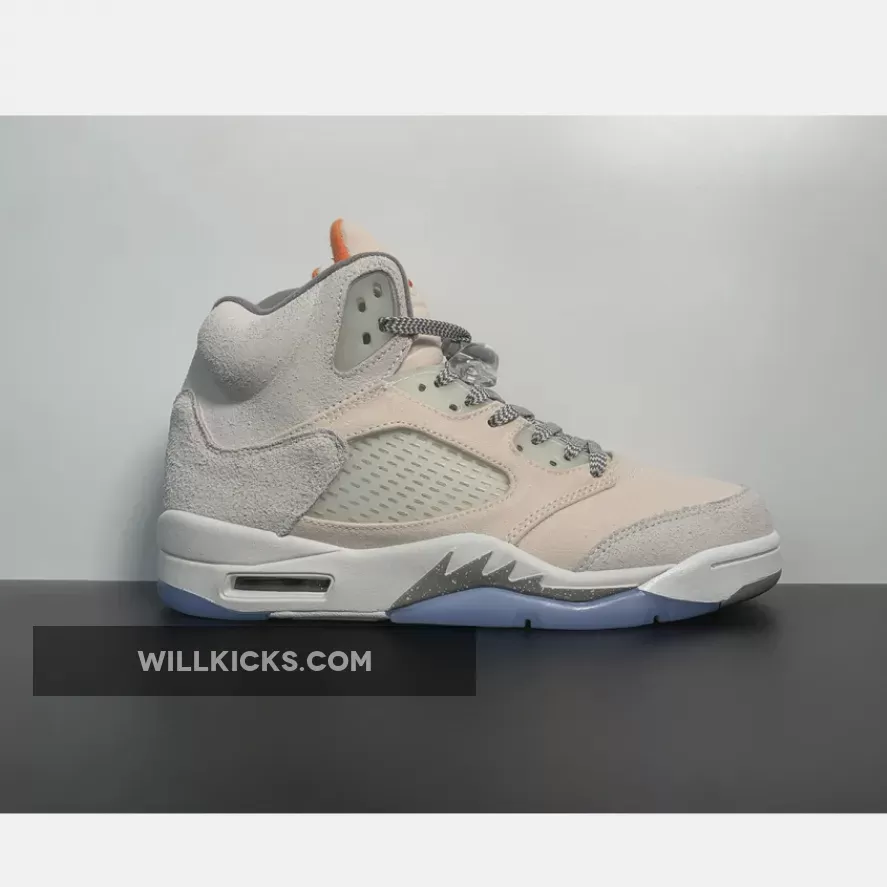 Air Jordan 5 Retro SE 'Craft' Light Orewood Brown/Safety Orange FD9222-180 #air jordan 5 craft