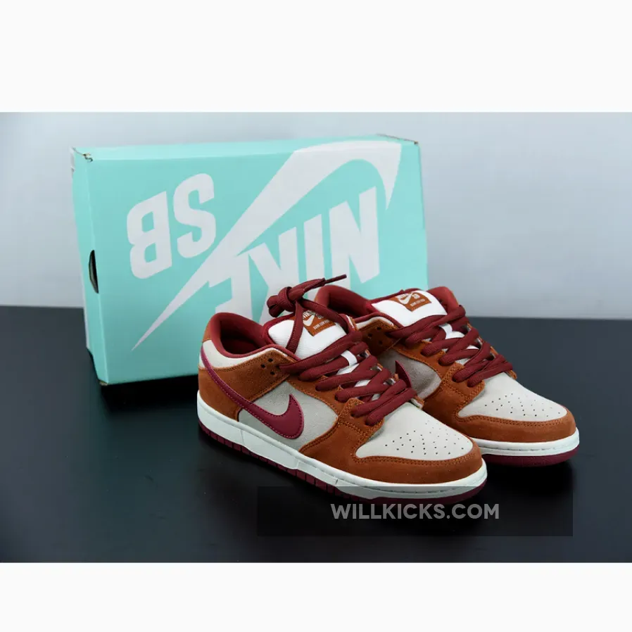 Nike Dunk Low Pro SB 'Dark Russet' #nike dunk dark russet