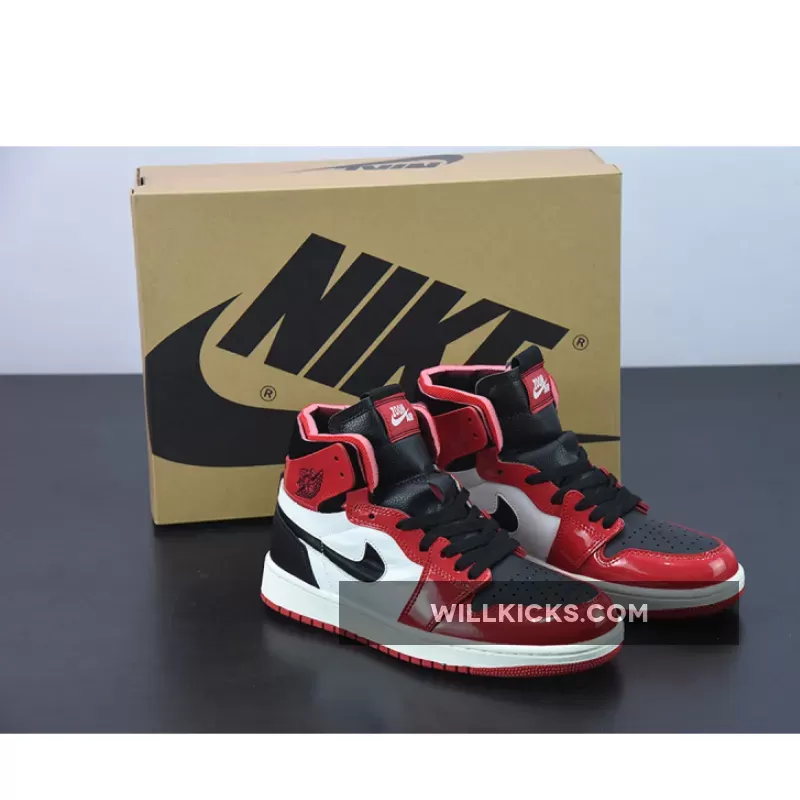 Air Jordan 1 Zoom CMFT 'Bulls' White/Black-Red CT0979-610 #jordan 1 zoom chicago