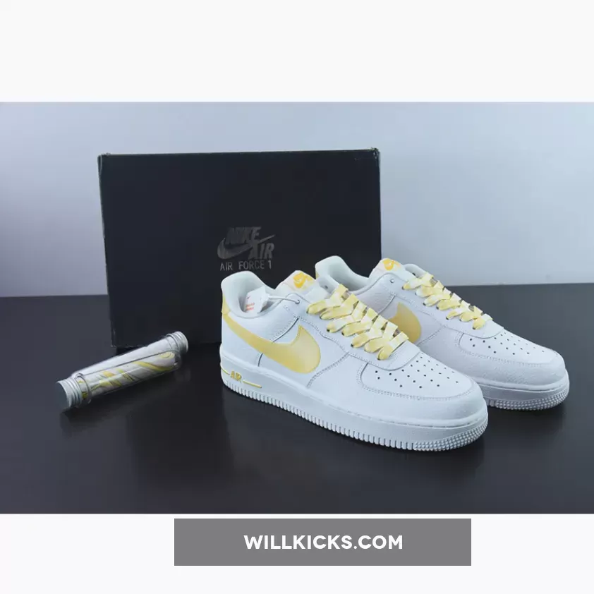 Nike Air Force 1 Low Jumbo Swoosh Yellow DV3505-101 - air force 1 yellow swoosh