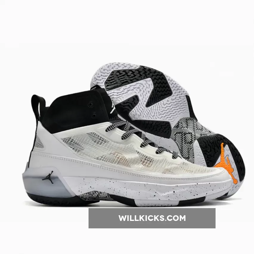 Air Jordan 37 'Oreo' White/Black-Citrus DD6958-108 / jordan 37 oreo