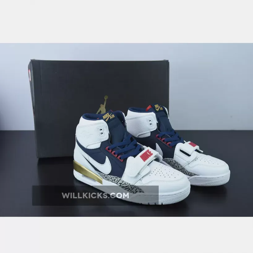 Jordan Legacy 312 Olympic White/Midnight Navy-Varsity Red AV3922-101, jordan legacy 312 midnight navy
