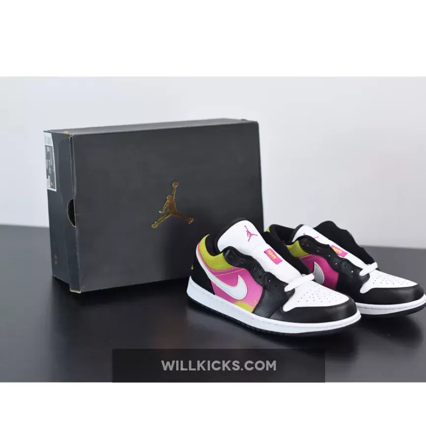 Air Jordan 1 Low Spray Paint Splatter CW5564-001 - jordans with paint splatter