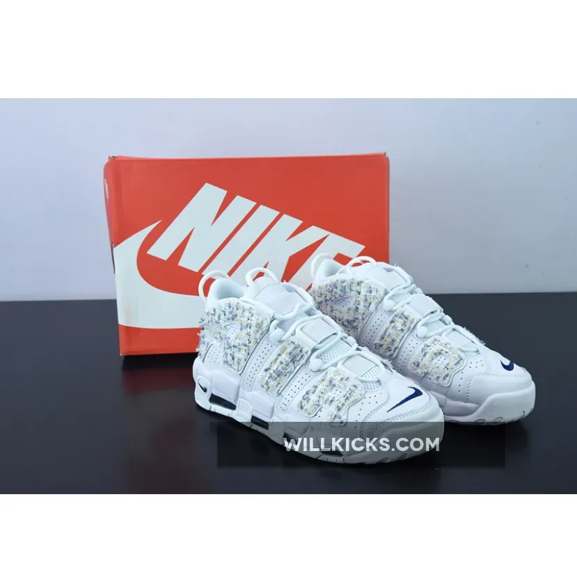 Custom Uptempo / Nike Air More Uptempo White Blue 1675864627