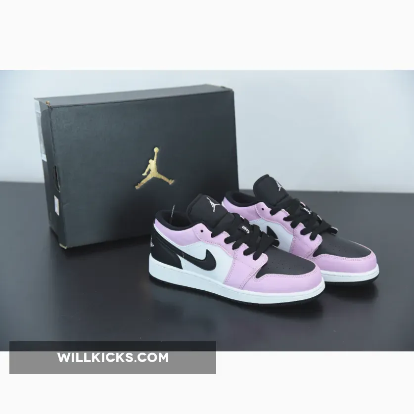 Air Jordan 1 Low GS 'Light Arctic Pink' 554723-601, air jordan light arctic pink