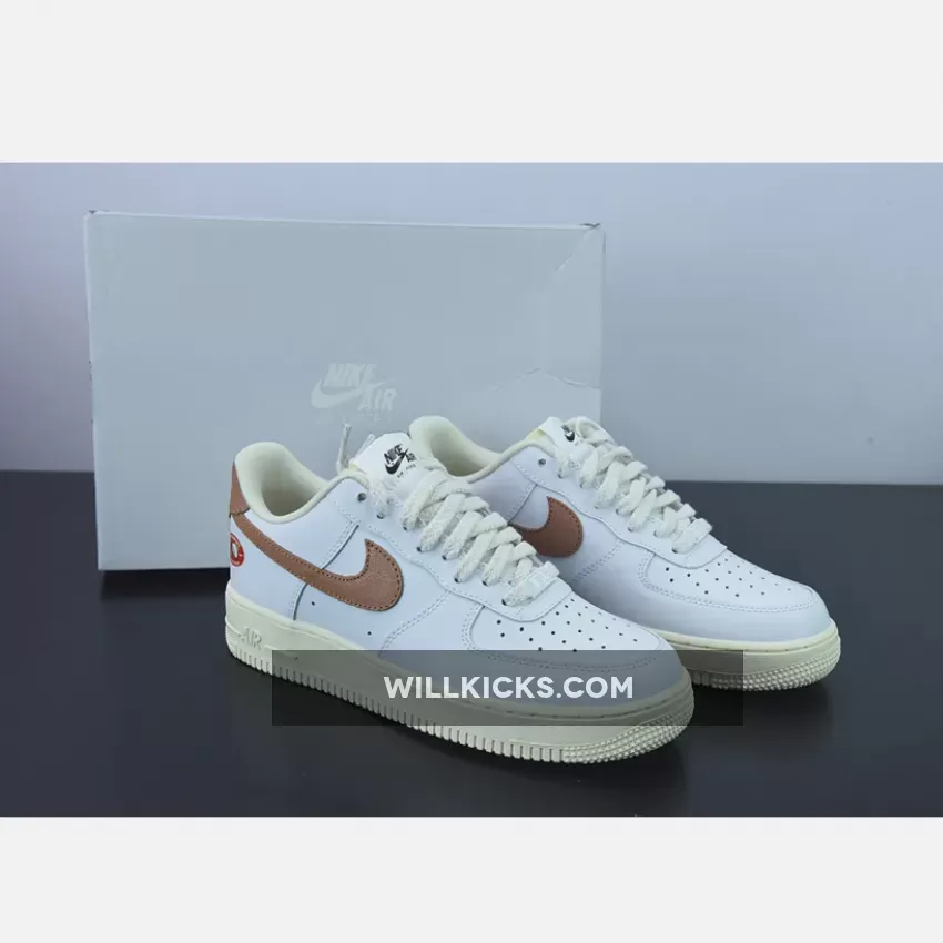Nike Air Force 1 White/Archaeo Brown-Coconut Milk DJ9943-101 Restock