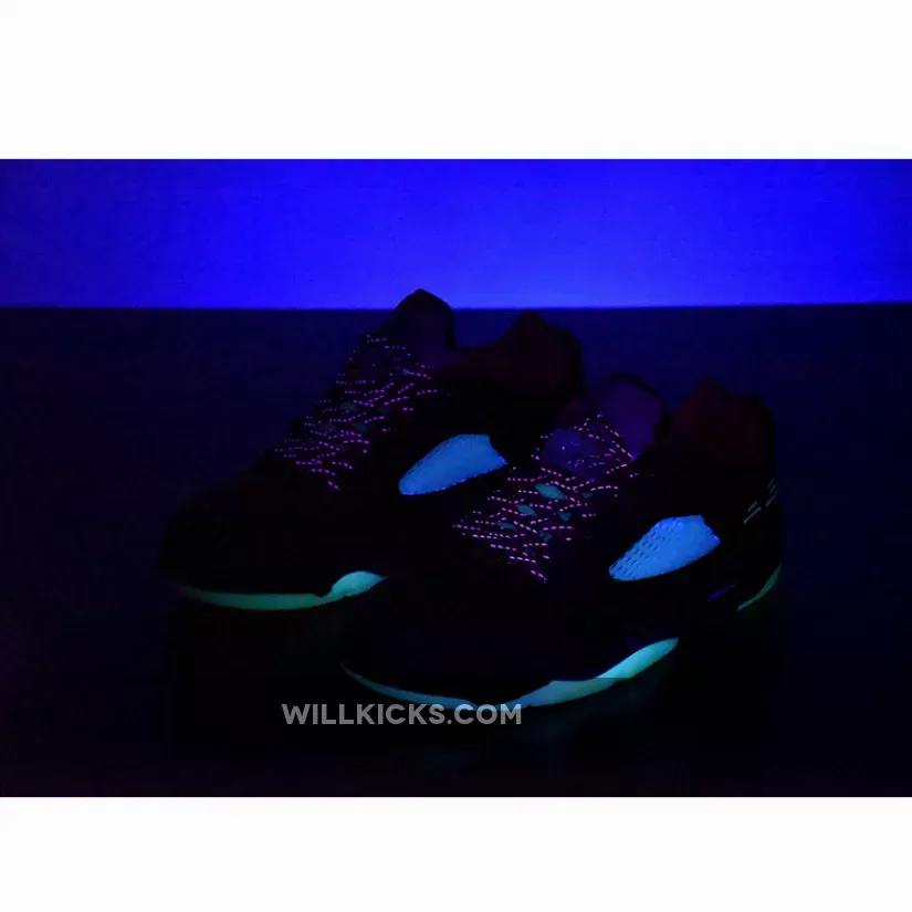 Clot x Air Jordan 5 Low Black Red Volt DM4640-036 / clot x jordan 5