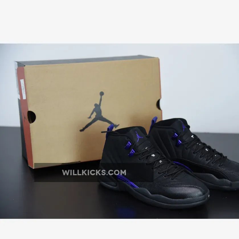 Air Jordan 12 Retro Black Dark Concord CT8013-005 / jordan 12 concord purple