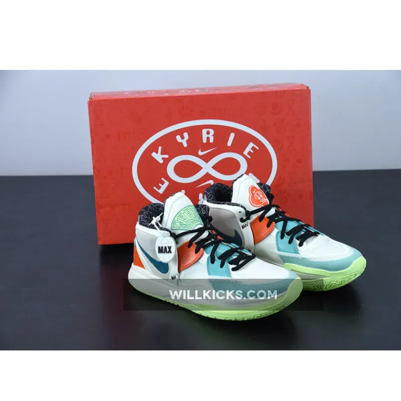 Nike Kyrie Infinity 'CNY 2022' White/Barely Volt/Orange DH5384-001 #Ores Shoes