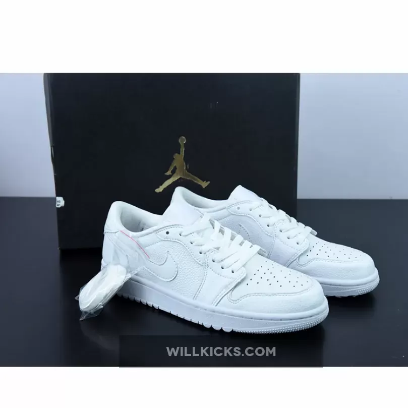 Air Jordan 1 Low Golf 'Triple White' DD9315-101, jordan triple white low