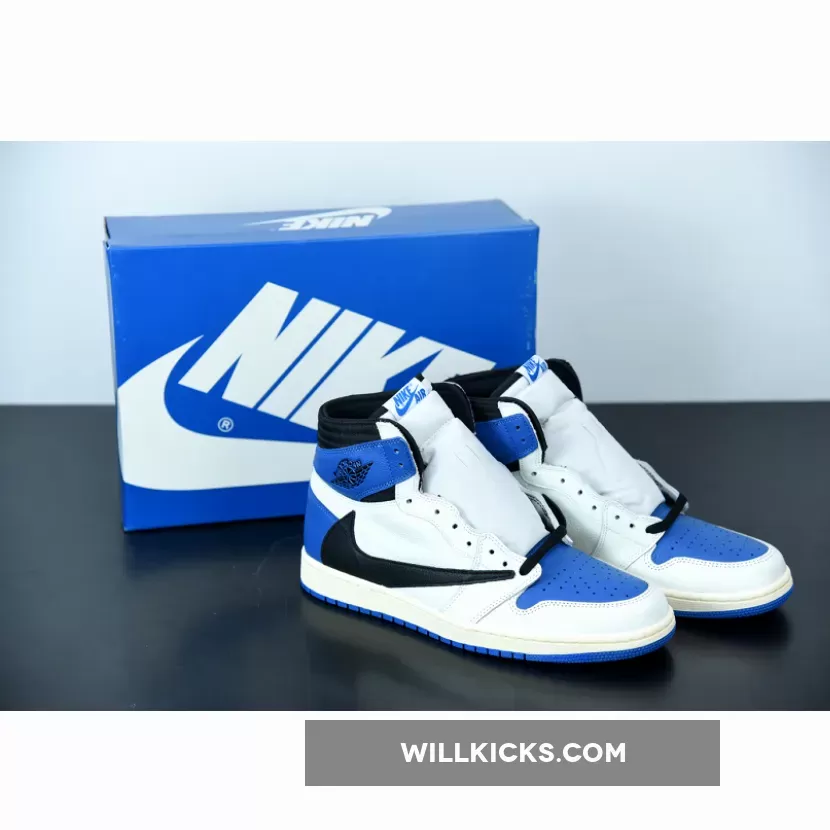 Travis Scott x Fragment x Air Jordan 1 High OG SP 'Military Blue', jordan 1 high travis scott fragment