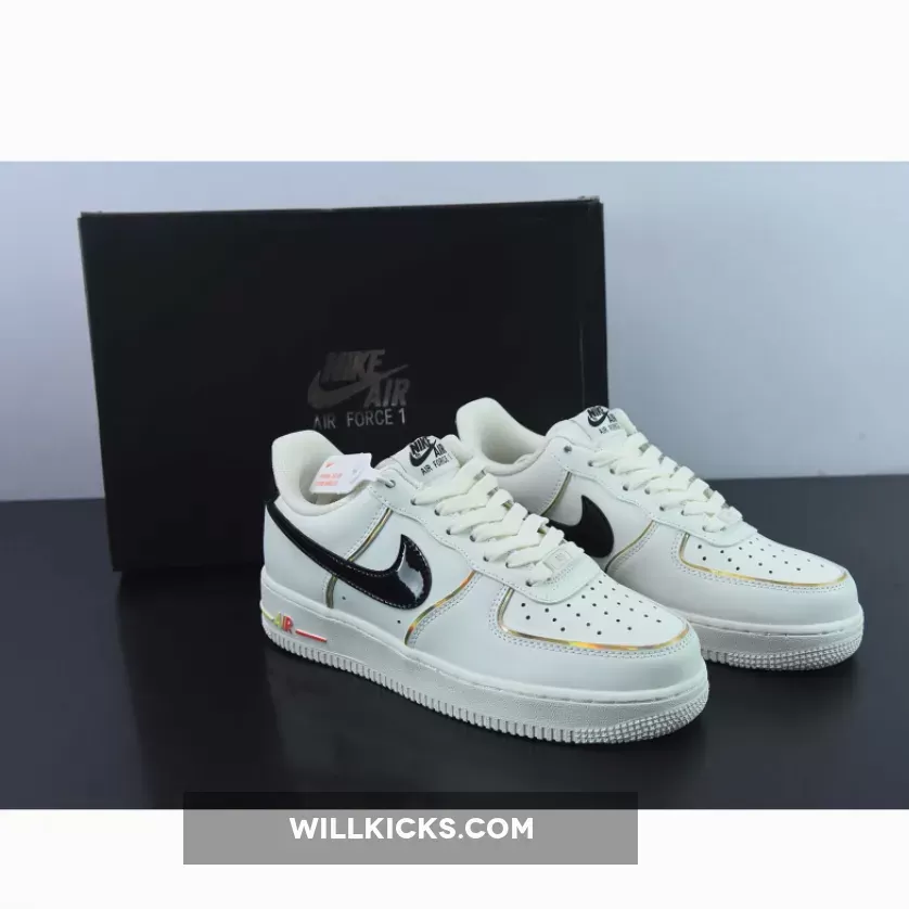 Nike Air Force 1 Low White Black Multi-Color New Releases 1675861656