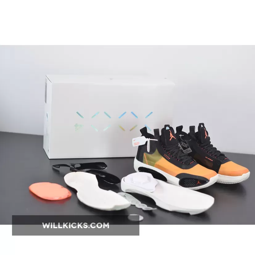 Air Jordan 34 Amber Rise/Black-Sail-Metallic Silver AR3240-800 / air jordan 34 amber rise