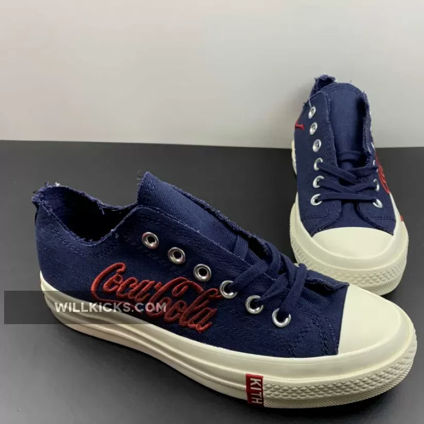 Kith X Coca Cola X Chuck 70 Low Navy/Red-White 169836C Discount