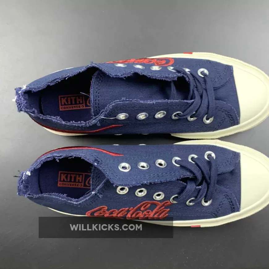 Kith X Coca Cola X Chuck 70 Low Navy/Red-White 169836C Discount