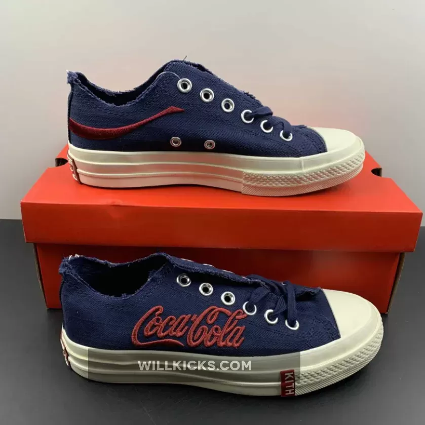 Kith X Coca Cola X Chuck 70 Low Navy/Red-White 169836C Discount