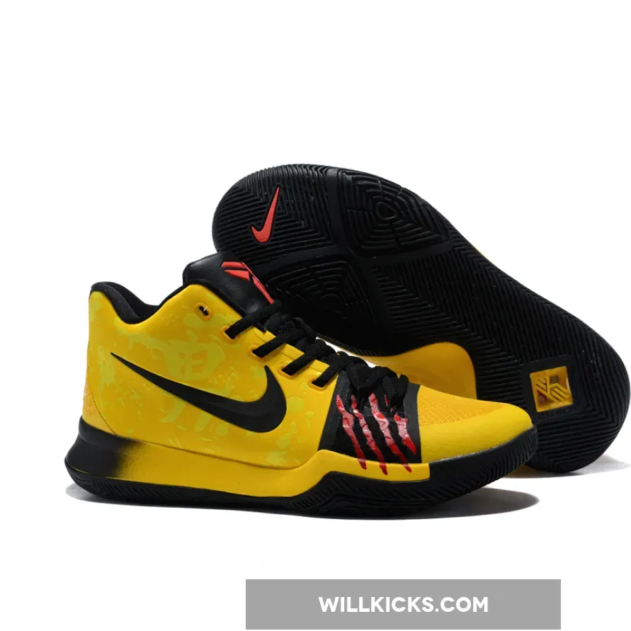 Nike Kyrie 3 ‘Mamba Mentality’ Tour Yellow and Black AJ1692-700