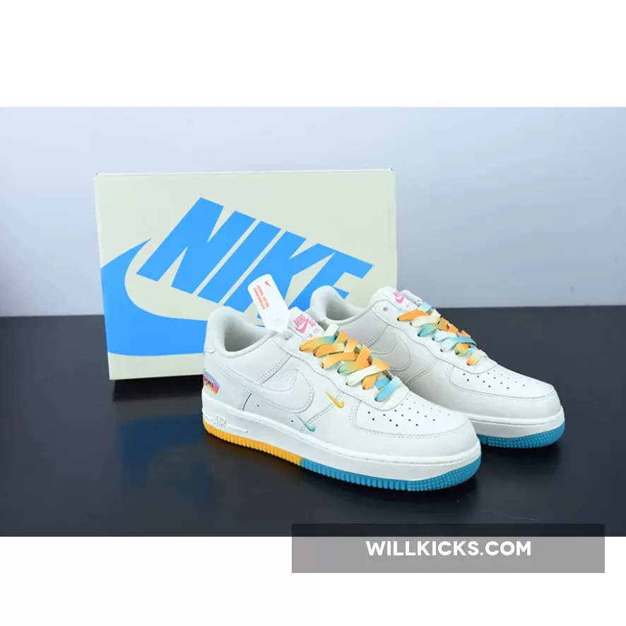 Custom Nike Air Force 1 Low 'Spurs' White 1675864218 Online Sale