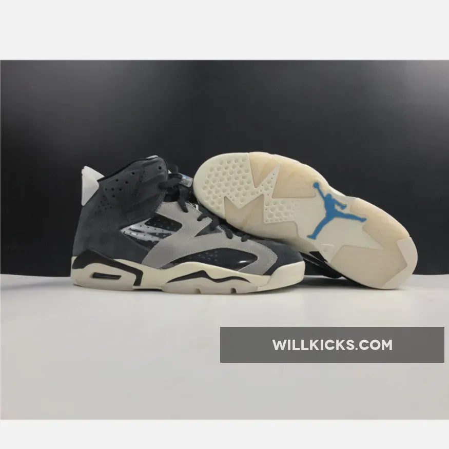 Air Jordan 6 "Tech Chrome" Black/Light Smoke Grey/Sail/Chrome CK6635-001