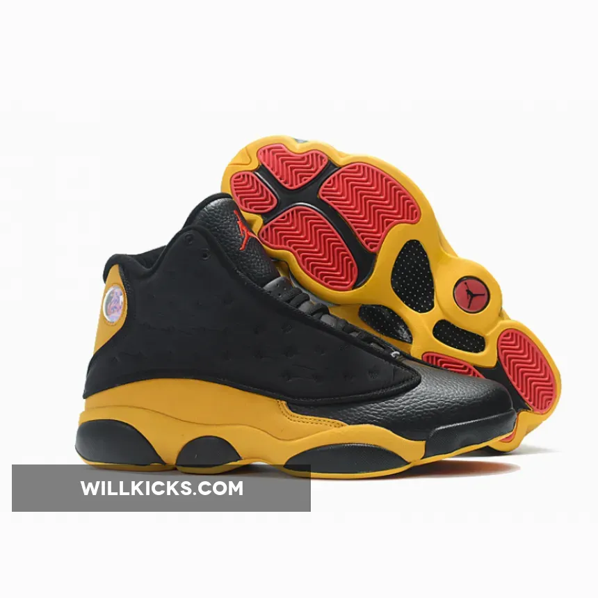 Air Jordan 13 Melo 'Class of 2002' Black/University Red-University Gold #red black 13