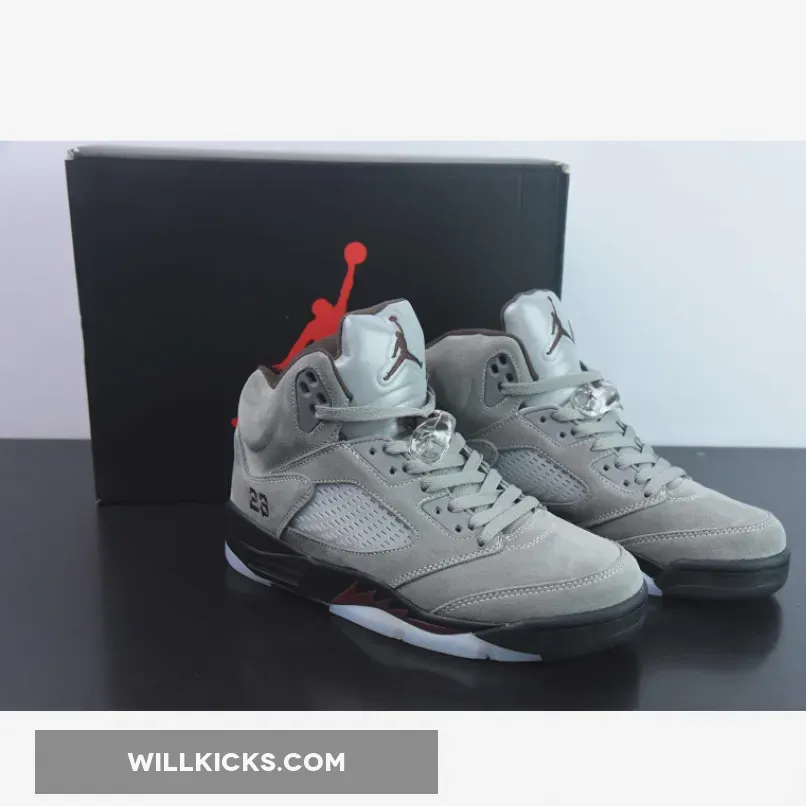 A Ma Maniére x Air Jordan 5 Light Bone/Black-Burgundy Crush-Pale Ivory