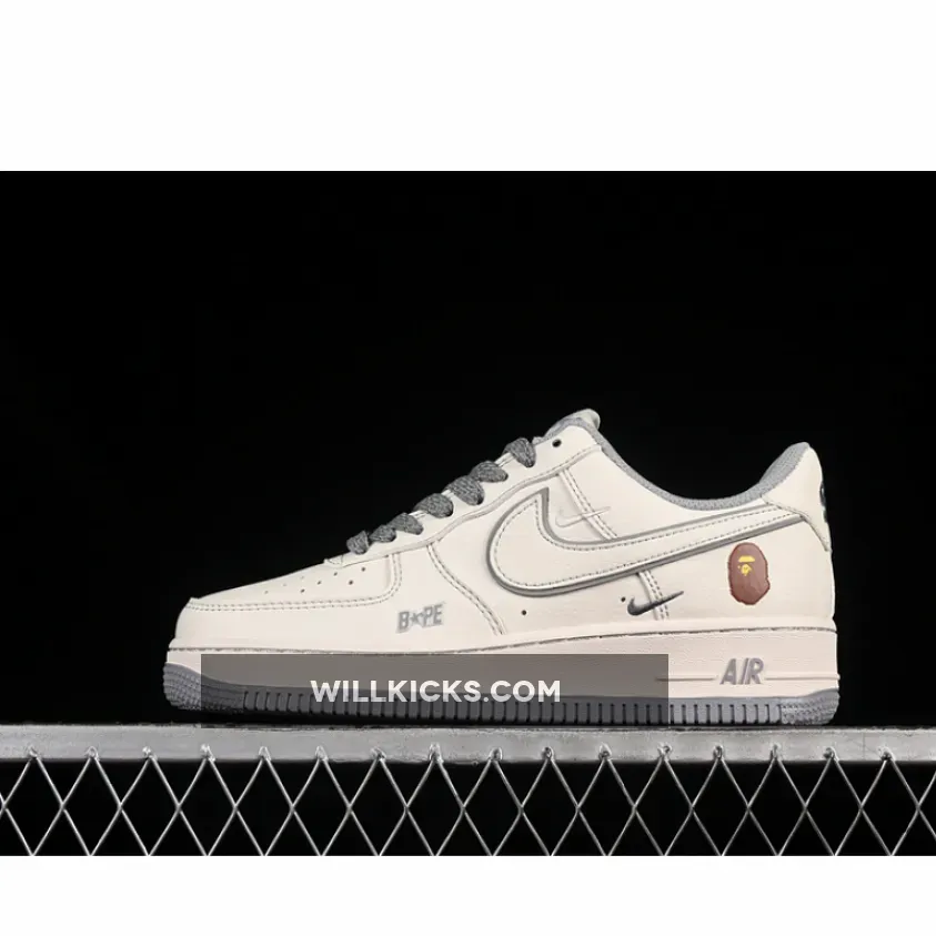 AIR FORCE 1 07 LOW BAPE WHITE/GREY
