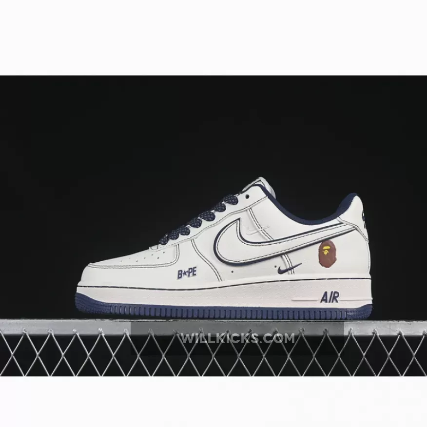 AIR FORCE 1 07 LOW BAPE OFF WHITE/DEEP BLUE