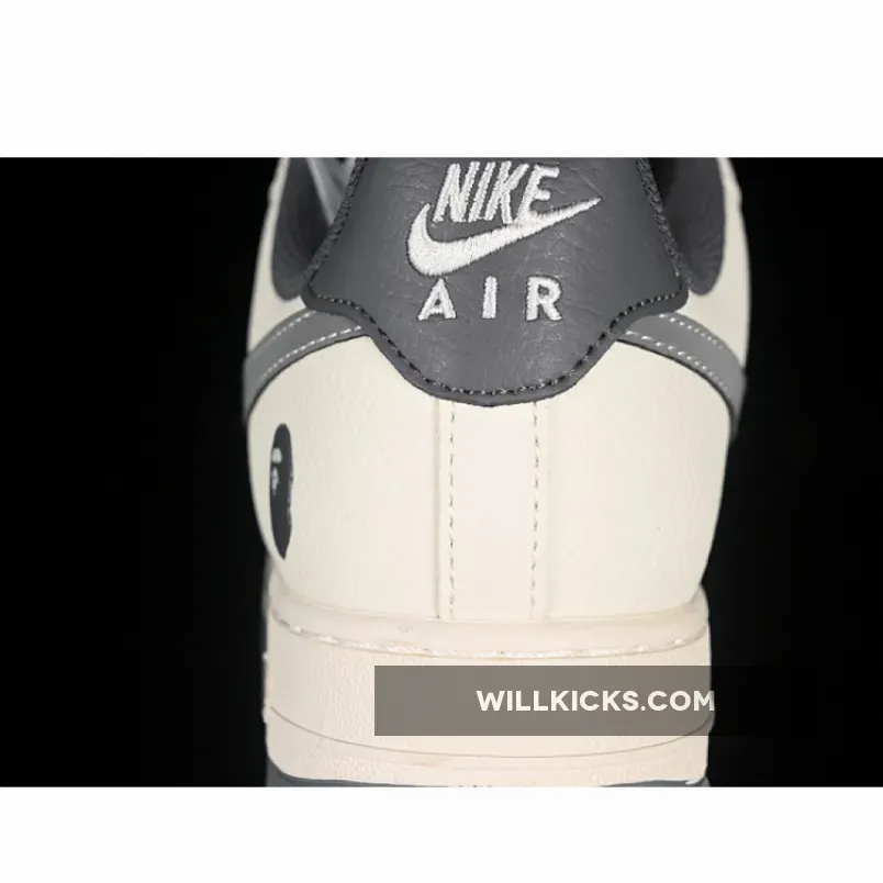 AIR FORCE 1 07 LOW BAPE WHITE/GREY AIR FORCE 1 07 LOW BAPE WHITE/GREY