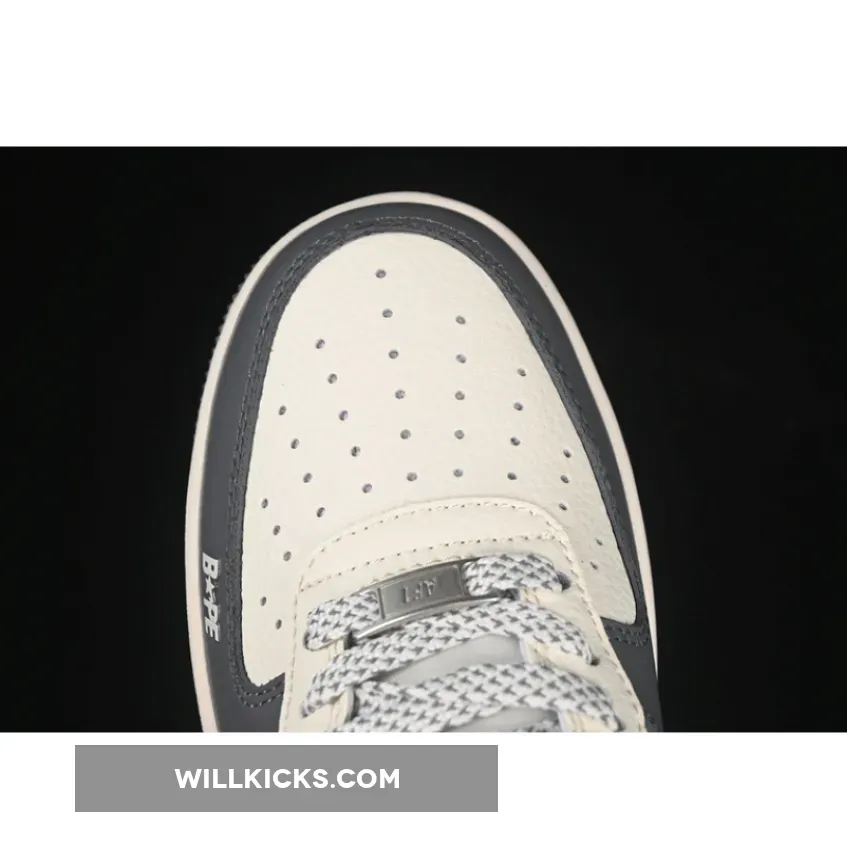 AIR FORCE 1 07 LOW BAPE WHITE/GREY AIR FORCE 1 07 LOW BAPE WHITE/GREY
