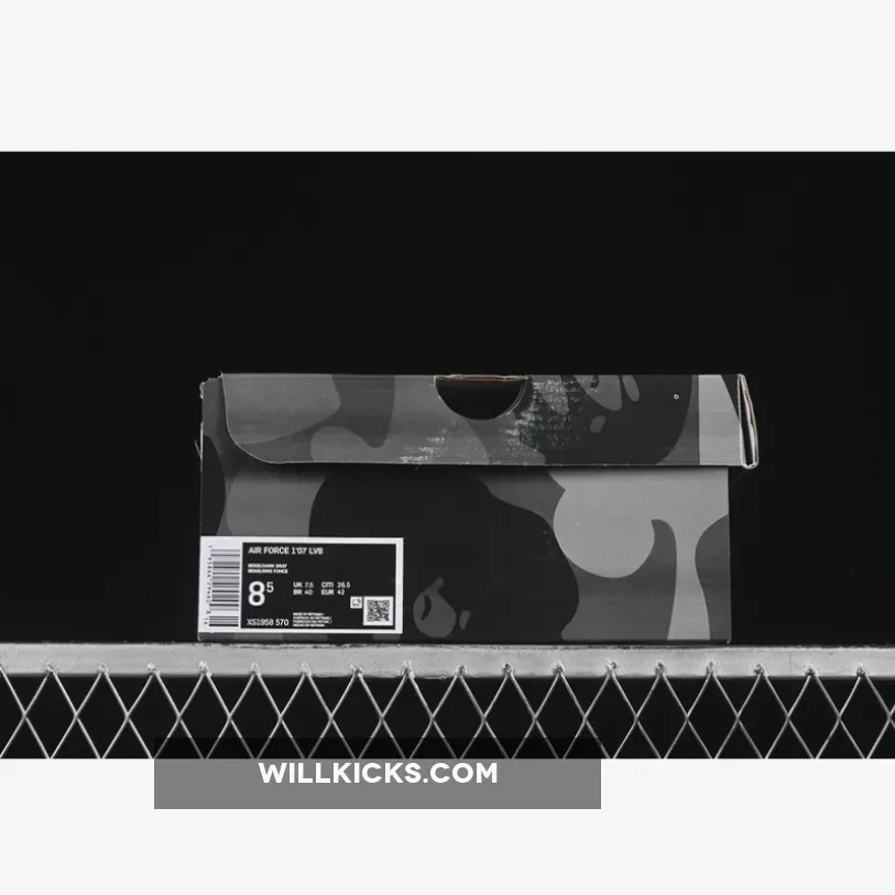 AIR FORCE 1 07 LOW BAPE WHITE/GREY AIR FORCE 1 07 LOW BAPE WHITE/GREY