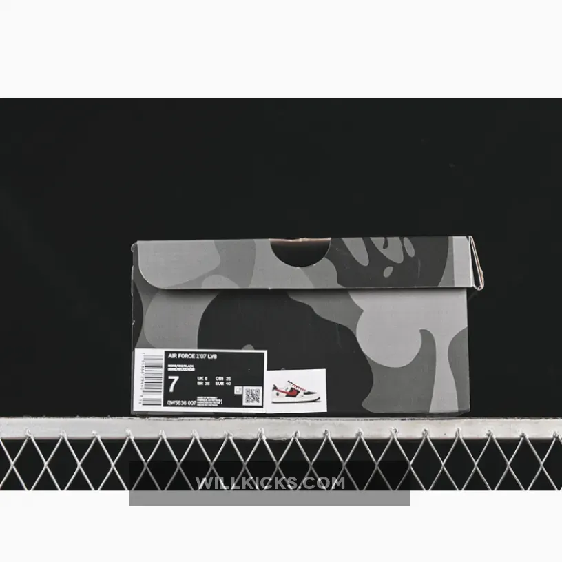 AIR FORCE 1 07 LOW BAPE BLACK/RED/BEIGE AIR FORCE 1 07 LOW BAPE BLACK/RED/BEIGE