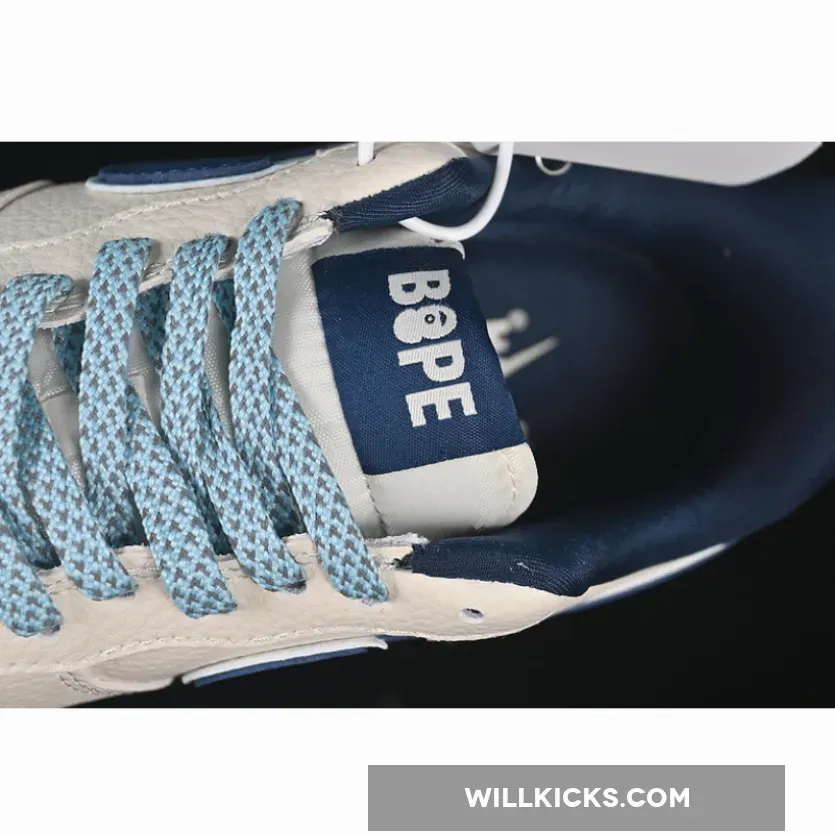 AIR FORCE 1 07 LOW BAPE WHITE/BLUE AIR FORCE 1 07 LOW BAPE WHITE/BLUE
