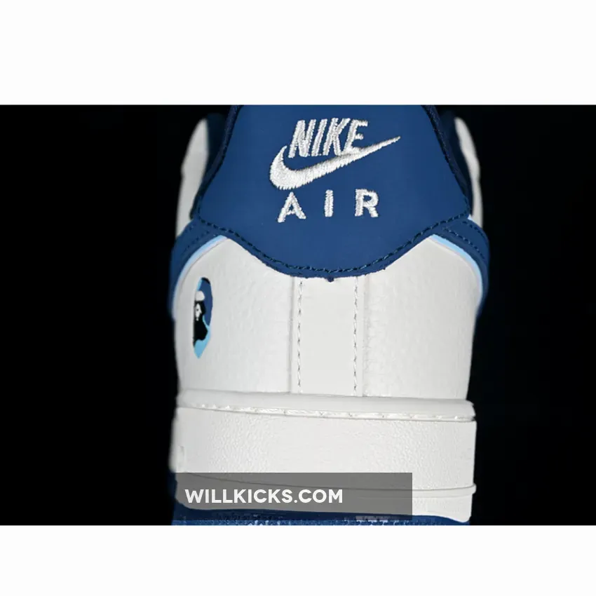 AIR FORCE 1 07 LOW BAPE WHITE/BLUE AIR FORCE 1 07 LOW BAPE WHITE/BLUE