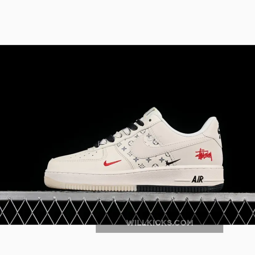 AIR FORCE 1 07 LOW BEIGE/BLACK AIR FORCE 1 07 LOW BEIGE/BLACK