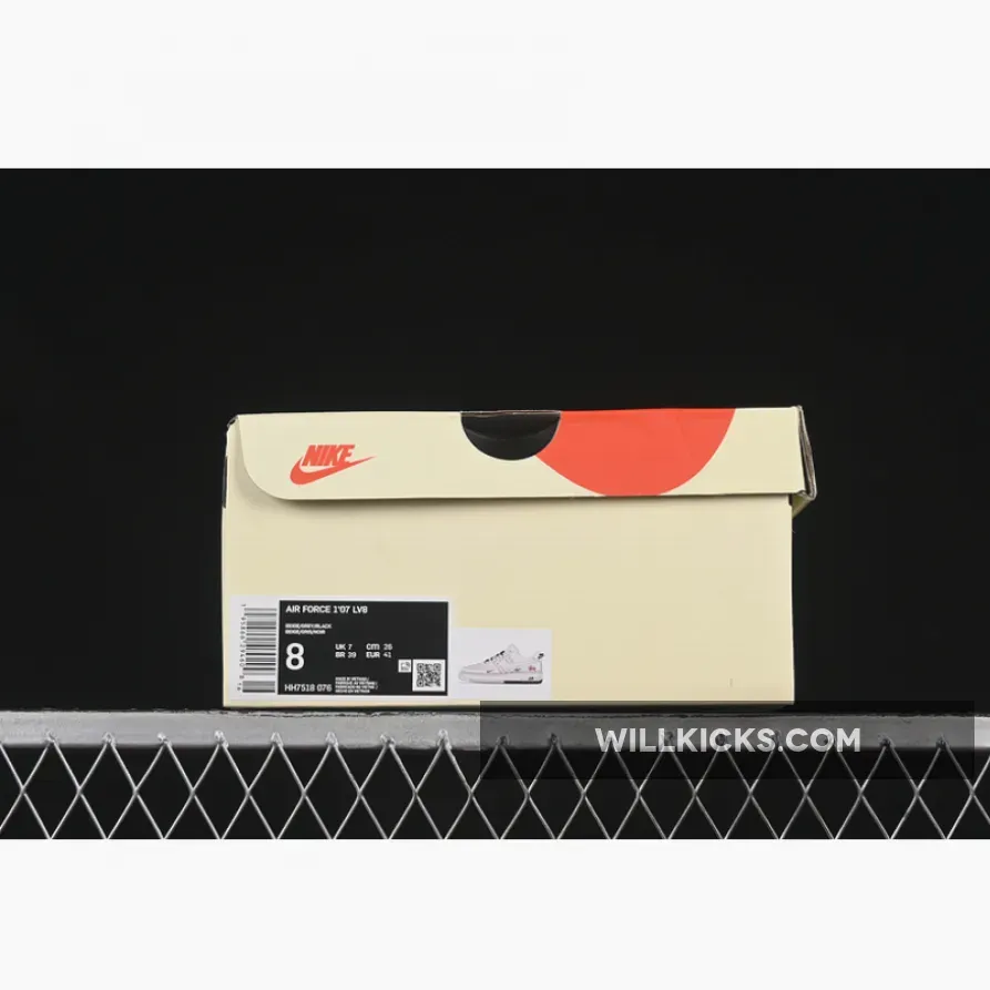 AIR FORCE 1 07 LOW BEIGE/BLACK AIR FORCE 1 07 LOW BEIGE/BLACK