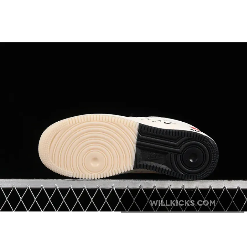 AIR FORCE 1 07 LOW BEIGE/BLACK AIR FORCE 1 07 LOW BEIGE/BLACK